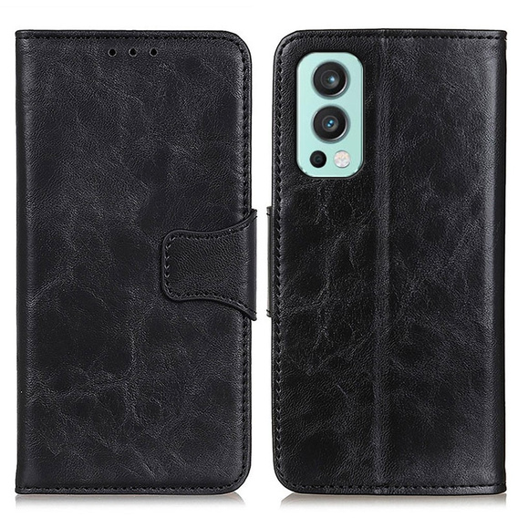Etui z klapką do OnePlus Nord 2 5G, Wallet Case, czarne