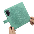 Etui z klapką do Oppo Reno5 Z / A94 / A95 5G, Mandala, zielone