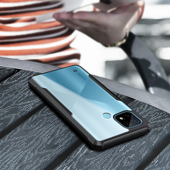 Etui do Realme C21, AntiDrop Hybrid, czarne