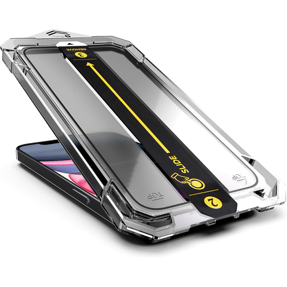 2x Szkło Szkło Hartowane do iPhone 11 / XR, ERBORD Easy App Full Screen Protector