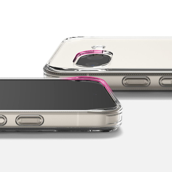 Etui Ringke Fusion do Google Pixel 9A, Clear + Szkło Hartowane 9H