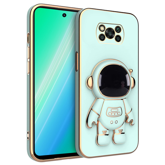 Etui do Xiaomi Poco X3 NFC / X3 Pro, Astronaut, miętowe
