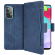 Etui z klapką do Samsung Galaxy A52 / A52s, Card Slot, niebieskie