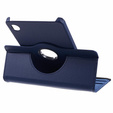 Etui do Samsung Galaxy Tab A9, Obrotowe 360, granatowe