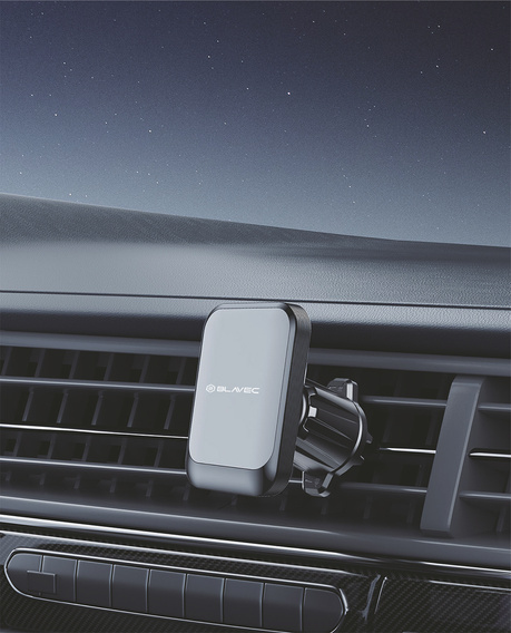 Magnetyczny uchwyt samochodowy do kratki nawiewu, do smartfonów