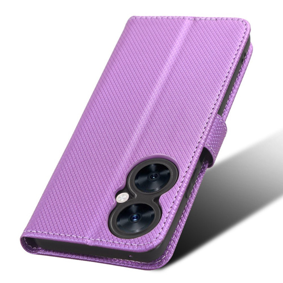 Etui z klapką do Huawei Nova 11i, Wallet Smart Magnet, fioletowe