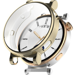 2w1 Etui z Osłoną na ekran do Huawei Watch GT 4 41mm, Złote