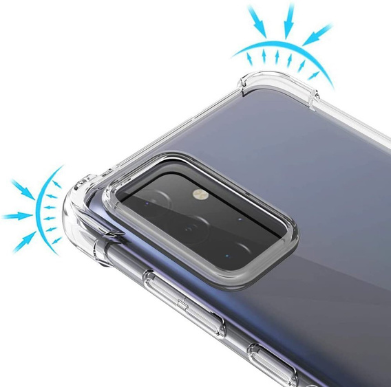 Etui do Samsung Galaxy A72 4G/5G, Dropproof, Przezroczyste