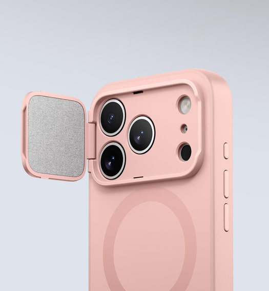 Etui Suritch Shockproof z podstawką i osłoną aparatu, do MagSafe do iPhone 17 Pro Max