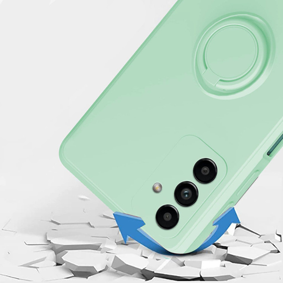 Etui Smooth Ring do Samsung Galaxy A04S / A13 5G, Light Green
