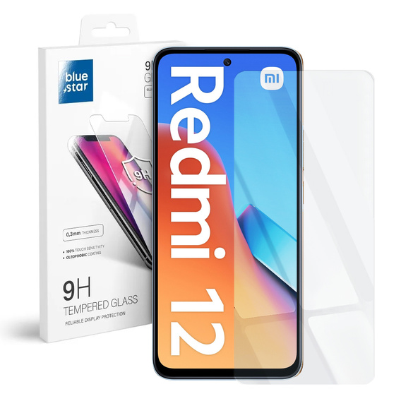 Szkło Hartowane Blue Star 9H do Xiaomi Redmi 12