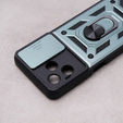 Etui pancerne do Realme C51, CamShield Slide, zielone