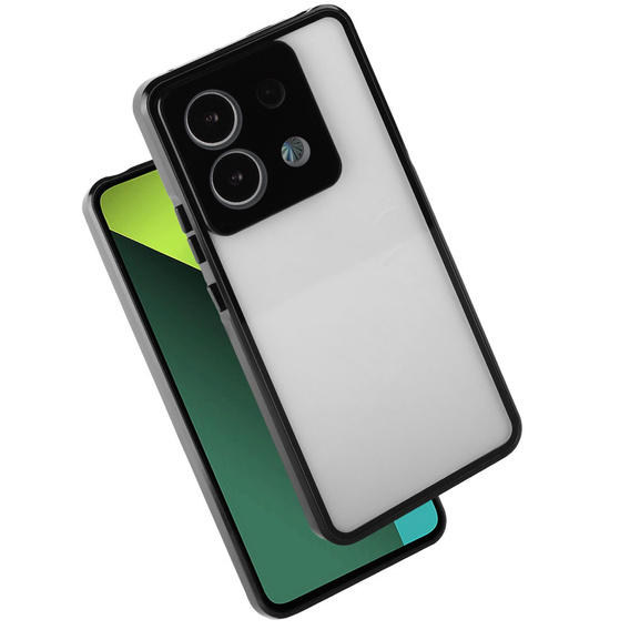 Etui do Xiaomi Redmi Note 13 Pro 5G, Magnetic Dual Glass, czarne