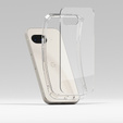 Etui Ringke Fusion do Google Pixel 9A, Clear + Szkło Hartowane 9H