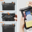 SPIGEN A603 Uniwersalne Wodoodporne Etui - czarne