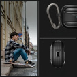 Etui SPIGEN  na Słuchawki Airpods Pro 1 / 2, Rugged Armor, Matte Black