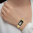 Bransoleta Milanese do Xiaomi Smart Band 9 Active / Xiaomi Redmi Band 3, Złota