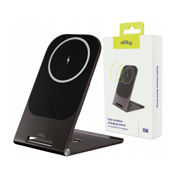 Allity AWC-200 – Ładowarka Bezprzewodowa 15W z MagSafe - czarna