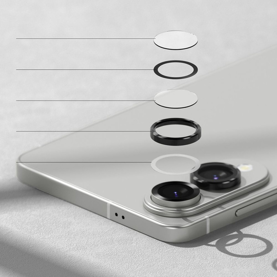 Ringke Camera Frame Protector do Samsung Galaxy S25 Edge – Czarny