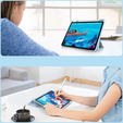 Etui do iPad Air 11" 2025/2024 (7/6 gen.), Smartcase Hybrid, z miejscem na rysik, niebieskie