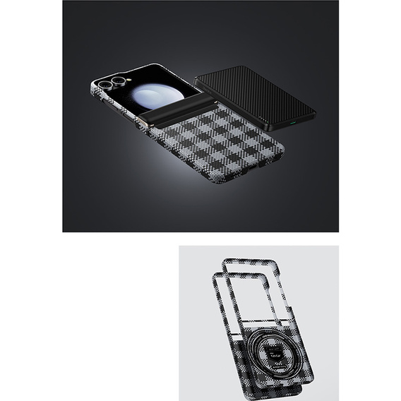 Etui Benks Magnetic Armor Vichy Spin Kevlar 1000D BK48 do Samsung Galaxy Z Flip7