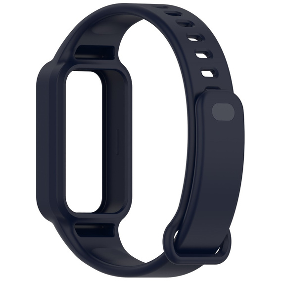 Pasek Silikonowy do Xiaomi Smart Band 9 Active / Xiaomi Redmi Band 3, Granatowy