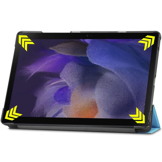 Etui do Samsung Galaxy Tab A8 10.5 SM-X200 SM-X205, Smartcase, niebieskie