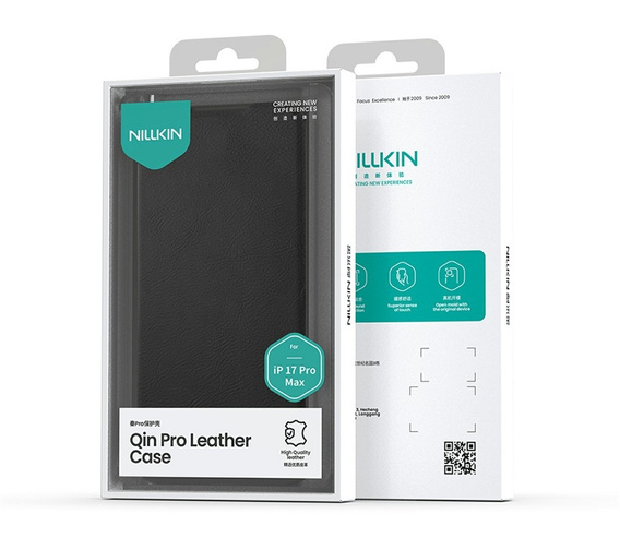 Etui z klapką NILLKIN CamShield Qin Pro do iPhone 17 Pro Max