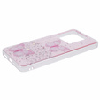Etui do Xiaomi 13T / 13T Pro / Redmi K60 Ultra, Glitter Butterfly, różowe
