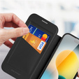 Etui Dux Ducis do iPhone 17 Air, Skin X Pro,  z klapką, do MagSafe, czarne