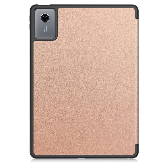 Etui do Lenovo Idea Tab 11" 2025 TB336FU TB336ZU, podstawka, Smartcase z miejscem na rysik, różowe rose gold