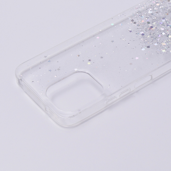 Etui do Xiaomi Redmi 12, Glittery, przezroczyste