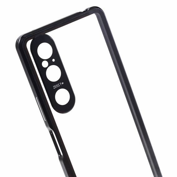 Etui do Sony Xperia 1 V, Magnetic Dual Glass, czarne