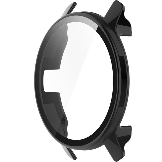 2w1 Etui + Szkło Hartowane do Garmin Venu 2 Plus, Czarne