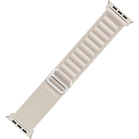 Zestaw Pasek Nylonowy + Etui 2w1 do Apple Watch 4/5/6/SE 44mm, Biały