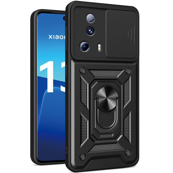 Etui pancerne do Xiaomi 13 Lite, CamShield Slide, czarne