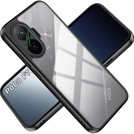 Etui Fusion Hybrid przezroczyste do Xiaomi Poco F7 5G