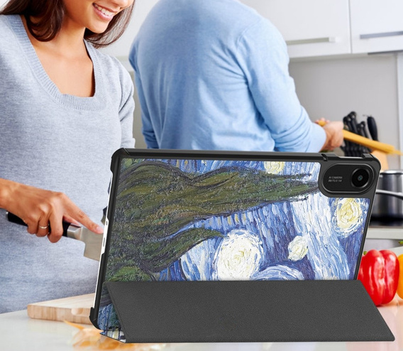 Etui z klapką i wzorem Starry Sky do Xiaomi Redmi Pad 2