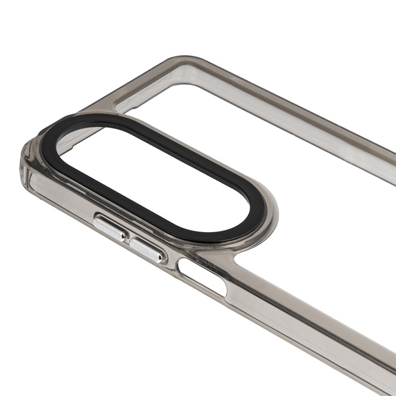 Etui do Oppo A60, Fusion Hybrid, przezroczyste / czarne