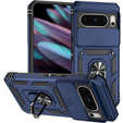 Etui pancerne do Google Pixel 8 Pro, CamShield Slide, niebieskie