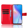Etui z klapką do Huawei Nova 11i, Crazy Horse Wallet, czerwone