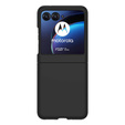 Etui PC Case do Motorola Razr 40 Ultra 5G, ze szkłem na ekran, czarne