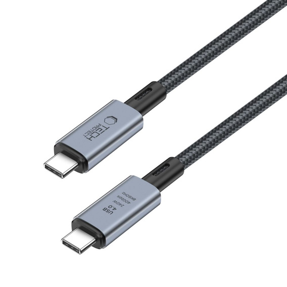 Tech-Protect Kabel UltraBoost Max USB 4.0 8K 40GBPS Type-C PD 240W 200cm, szary