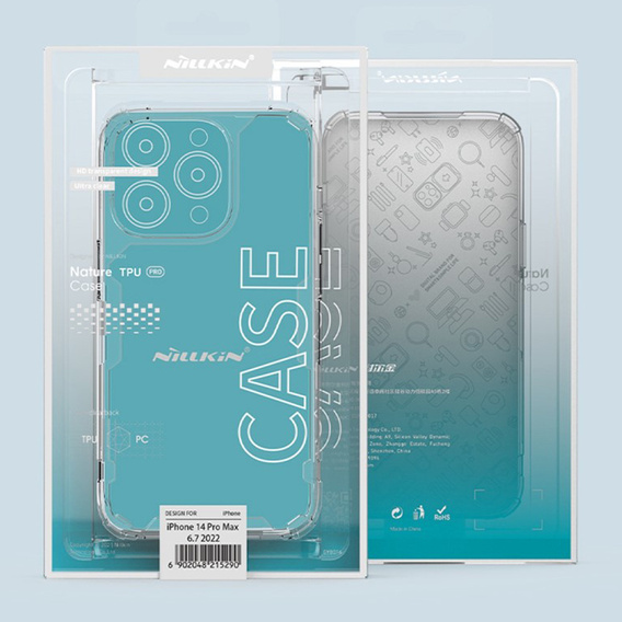 Etui NILLKIN do iPhone 14 Pro Max, Nature TPU, przezroczyste