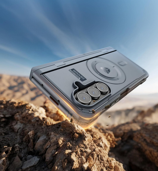 Etui pancerne Dexnor Magnetic z podwójnymi podstawkami do Samsung Galaxy Z Fold7