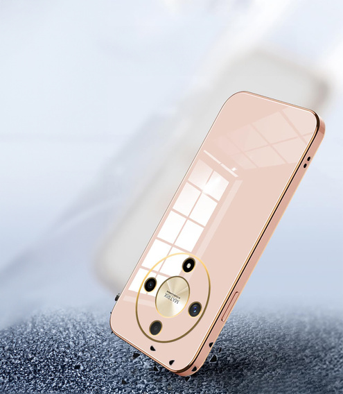 Etui do Honor Magic 5 Lite, Glamour CamShield, różowe rose gold