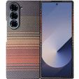 Etui do Samsung Galaxy Z Fold6 5G– magnetyczne Aramid Fiber, pomarańczowe