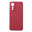 Etui do Oppo A78 4G, Silicone Lite, czerwone