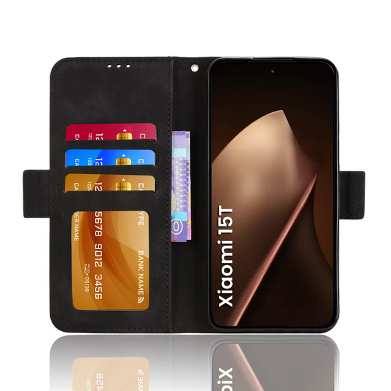 Etui z klapką Card Slot do Xiaomi 15T