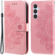 Etui z klapką do Samsung Galaxy A54 5G, Mandala, różowe rose gold